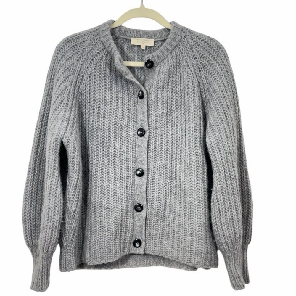 Sezane Emile Mottled Gray Size S